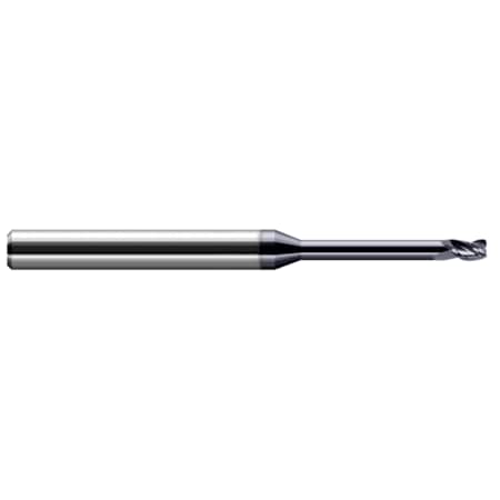 HARVEY TOOL Miniature End Mill - 3 Flute - Corner Radius, 0.0620" (1/16) 41762-C3